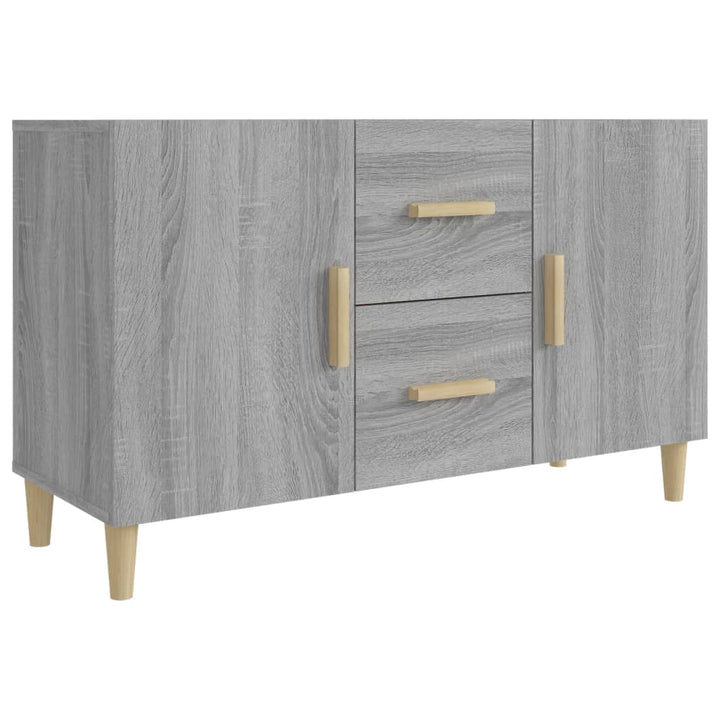 skænk 100x36x60 cm konstrueret træ grå sonoma-eg
