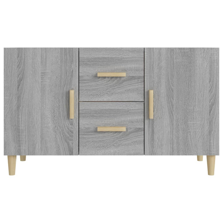 skænk 100x36x60 cm konstrueret træ grå sonoma-eg