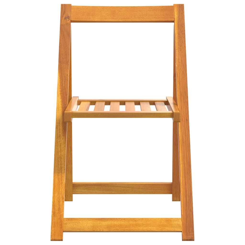 foldbare havestole 4 stk. massivt akacietræ