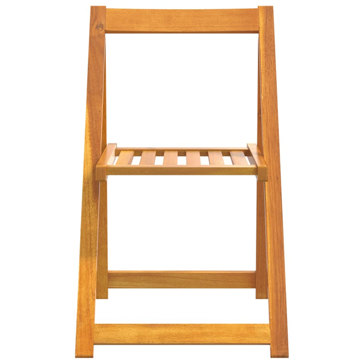 foldbare havestole 4 stk. massivt akacietræ