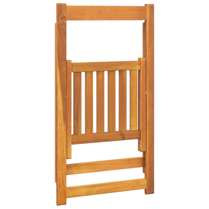 foldbare havestole 4 stk. massivt akacietræ