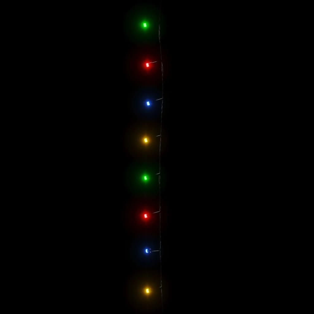 LED-lyskæde 2000 LED'er 200 m PVC flerfarvet