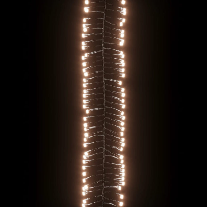 LED-lyskæde 3000 LED'er 23 m PVC varmt hvidt lys