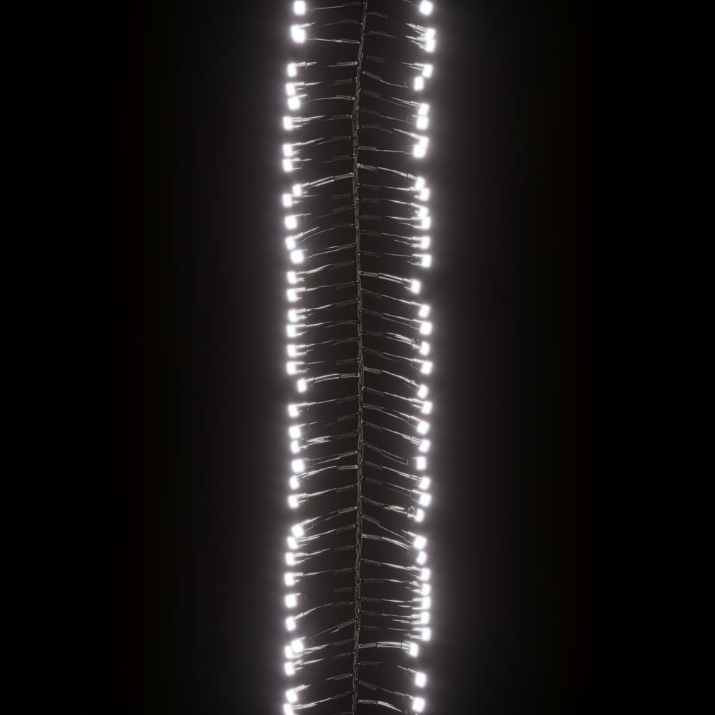 LED-lyskæde 3000 LED'er 23 m PVC koldt hvidt lys
