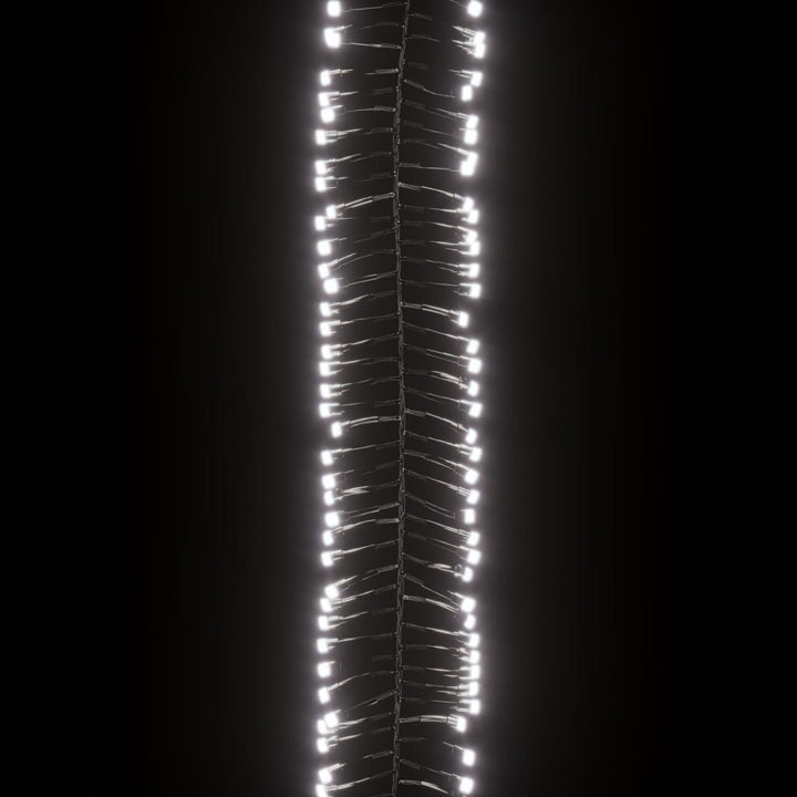 LED-lyskæde 3000 LED'er 23 m PVC koldt hvidt lys