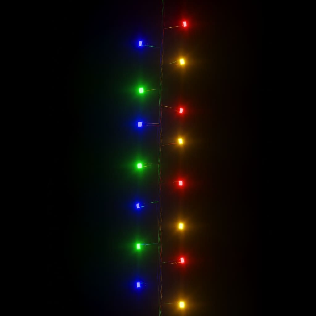 kompakt LED-lyskæde 3000 LED'er 65 m PVC flerfarvet lys