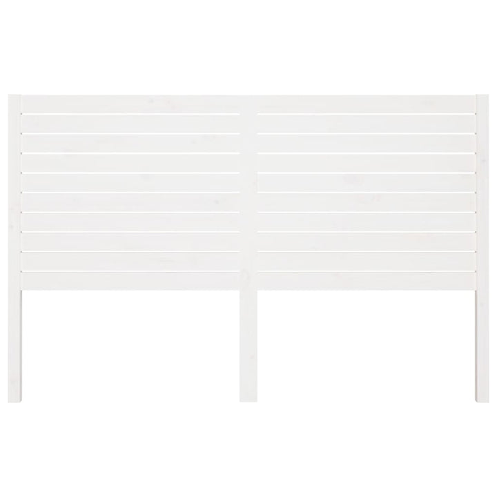 sengegærde 186x4x100 cm massivt fyrretræ hvid