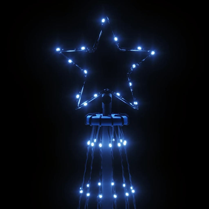 kegleformet juletræ 160x500 cm 732 LED'er blåt lys