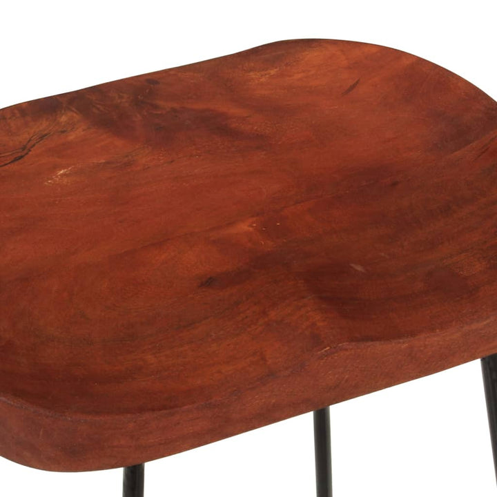 Gavin-barstole 2 stk. 45x40x63 cm massivt mangotræ