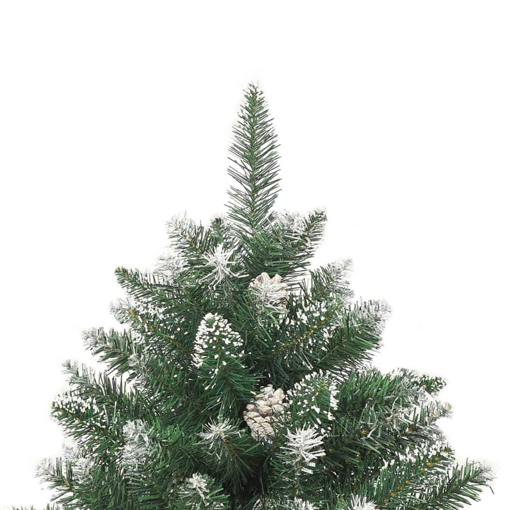 kunstigt juletræ med juletræsfod 240 cm PVC