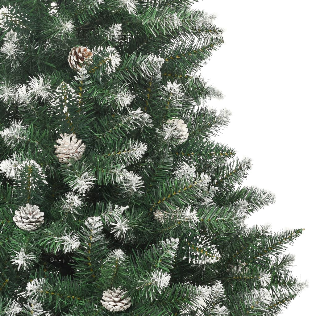 kunstigt juletræ med juletræsfod 240 cm PVC
