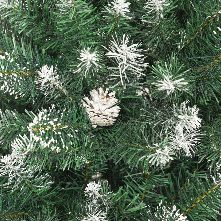 kunstigt juletræ med juletræsfod 240 cm PVC