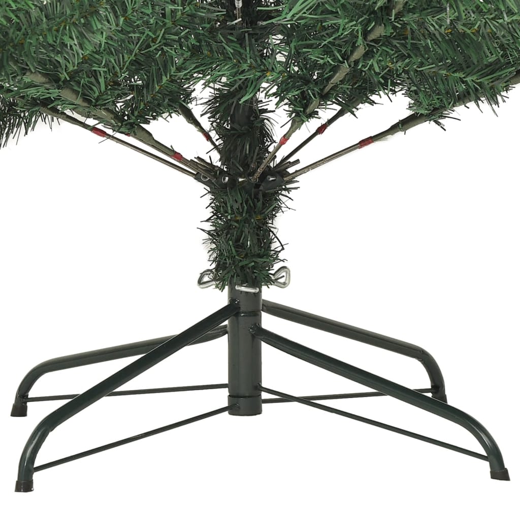 kunstigt juletræ med juletræsfod 240 cm PVC