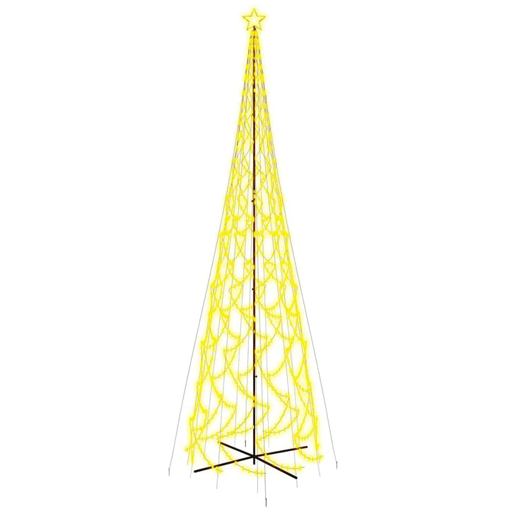 kegleformet juletræ 230x800 cm 3000 LED'er varmt hvidt lys