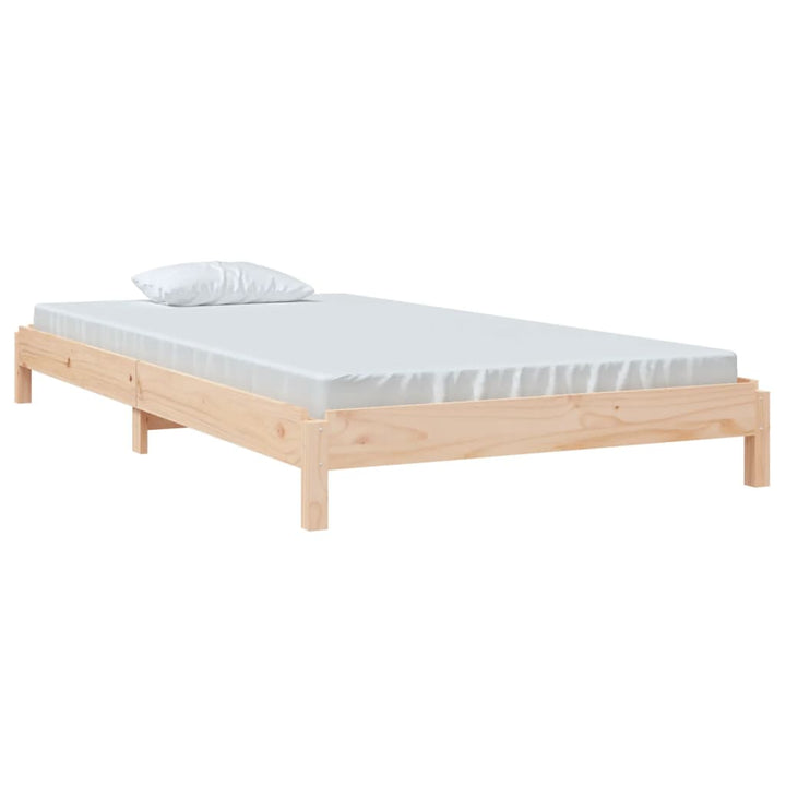 stabelbar seng 90x200 cm massivt fyrretræ