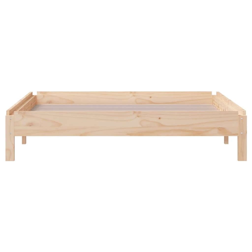 stabelbar seng 90x200 cm massivt fyrretræ