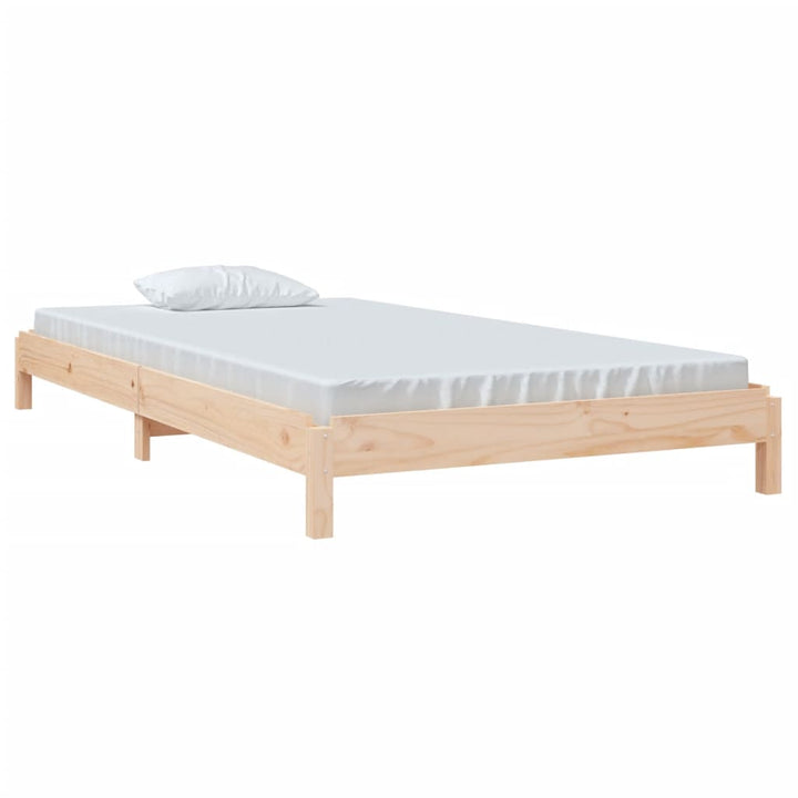 stabelbar seng 80x200 cm massivt fyrretræ