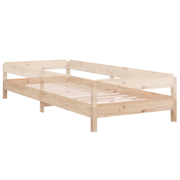 stabelbar seng 75x190 cm massivt fyrretræ