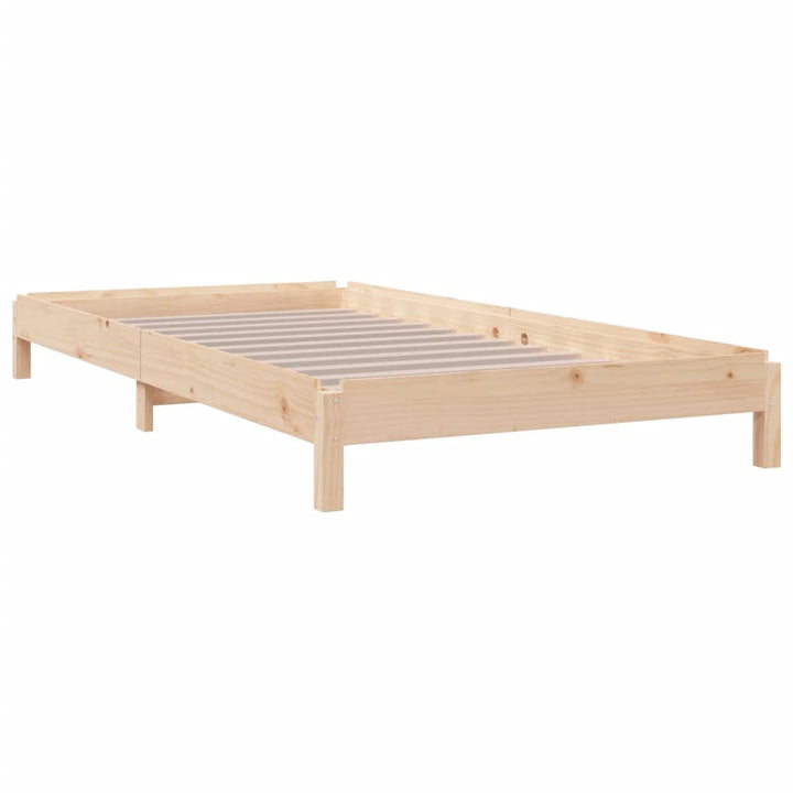 stabelbar seng 75x190 cm massivt fyrretræ