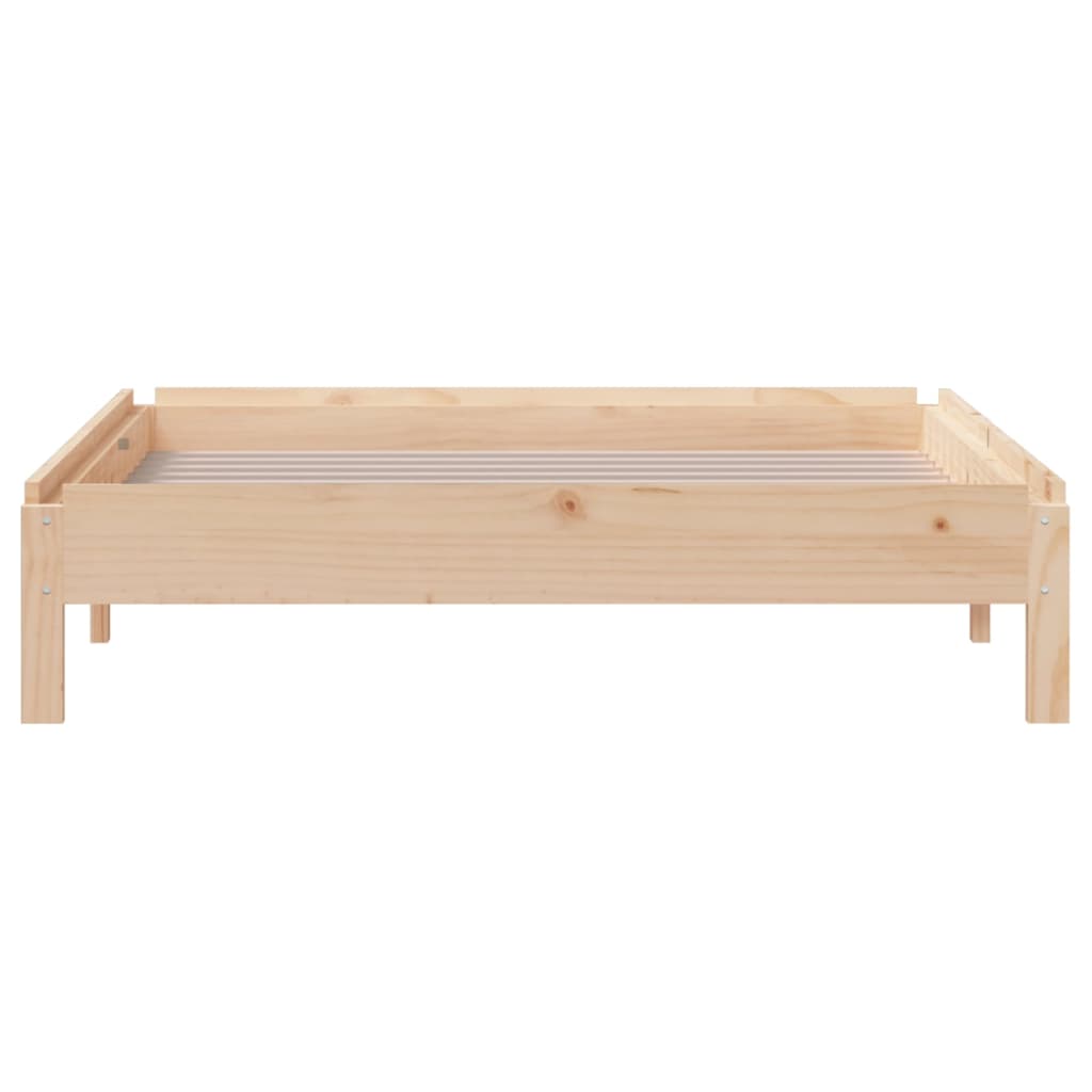 stabelbar seng 75x190 cm massivt fyrretræ