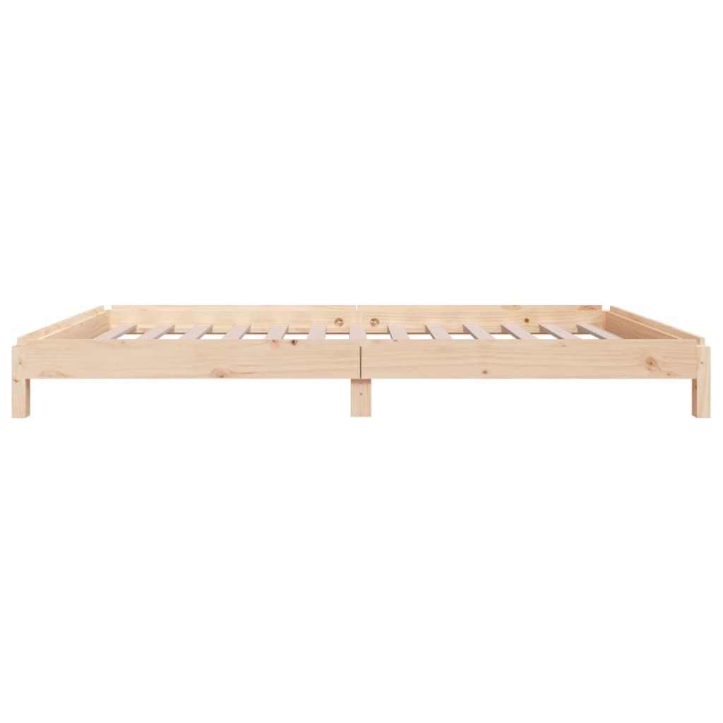 stabelbar seng 75x190 cm massivt fyrretræ