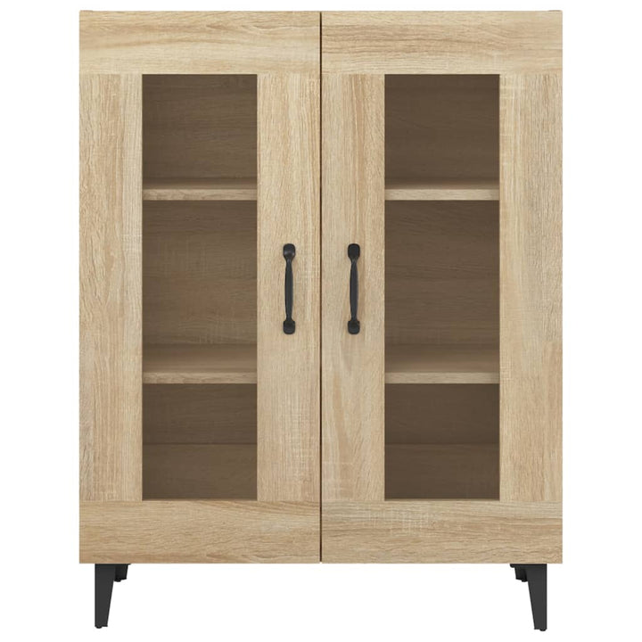 skænk 69,5x34x90 cm konstrueret træ sonoma-eg