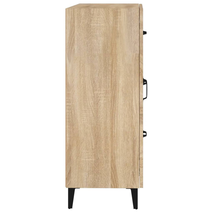 skænk 69,5x34x90 cm konstrueret træ sonoma-eg