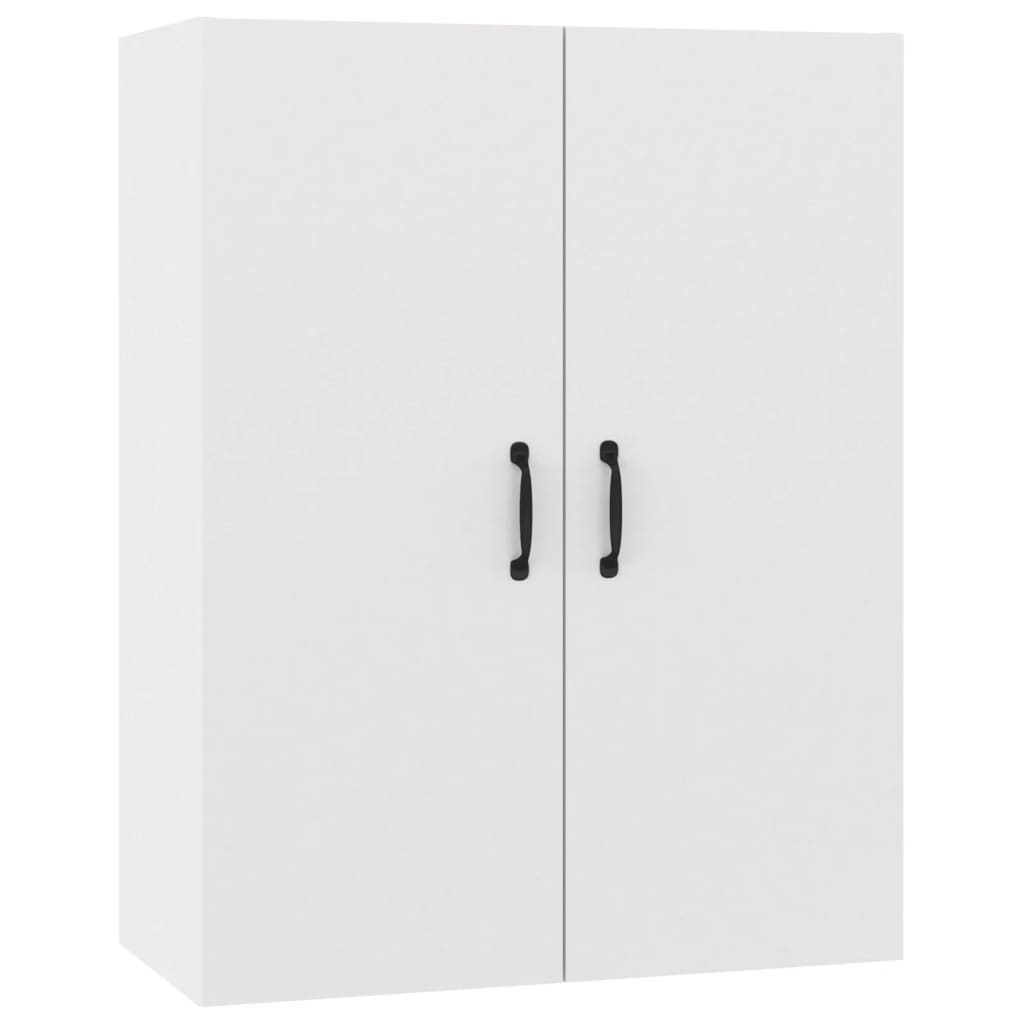 vægskab 69,5x34x90 cm konstrueret træ hvid