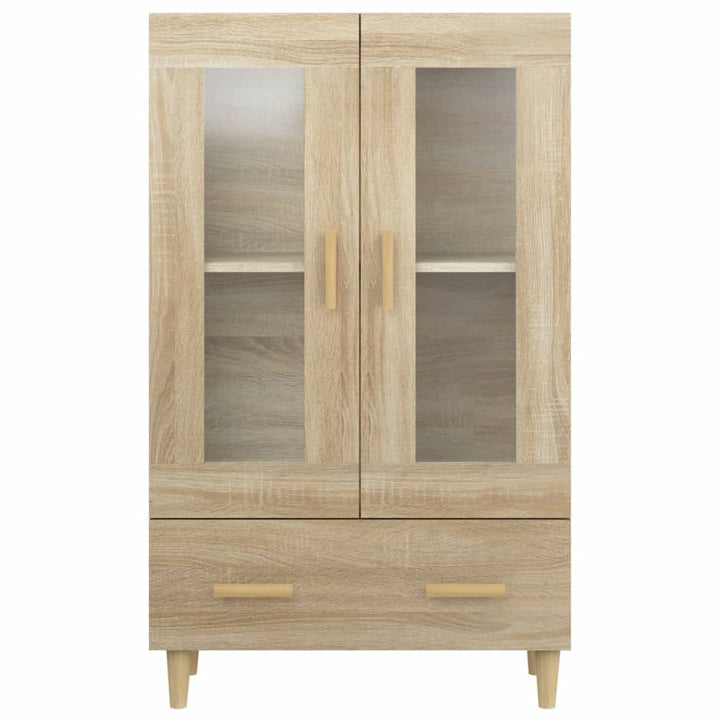 skab 70x31x115 cm konstrueret træ sonoma-eg