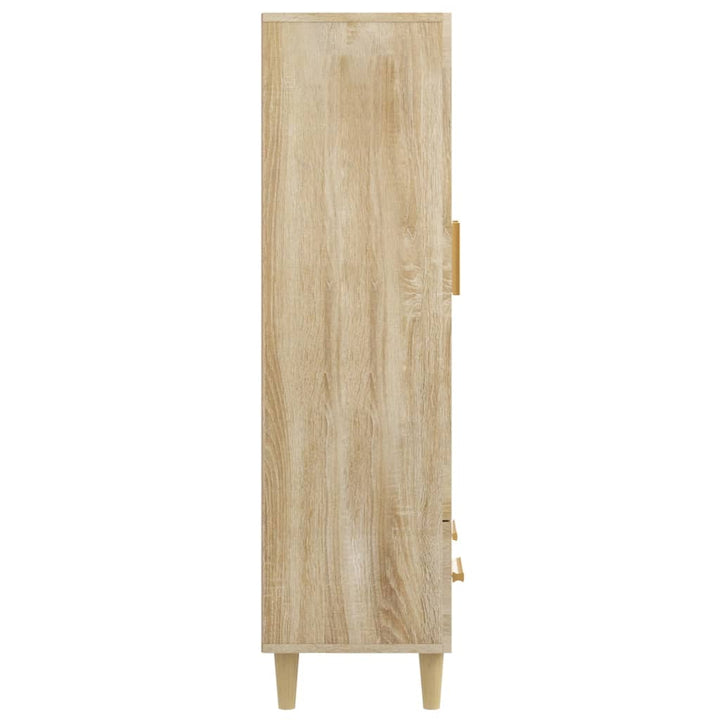 skab 70x31x115 cm konstrueret træ sonoma-eg