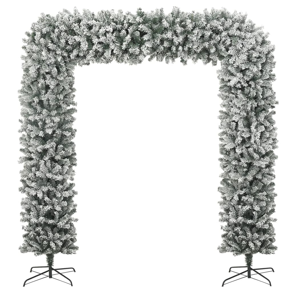 juleguirlande med sne buefacon 240 cm