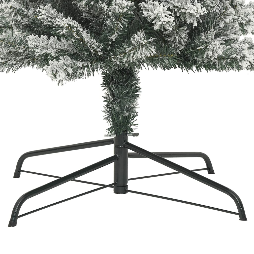 juleguirlande med sne buefacon 240 cm