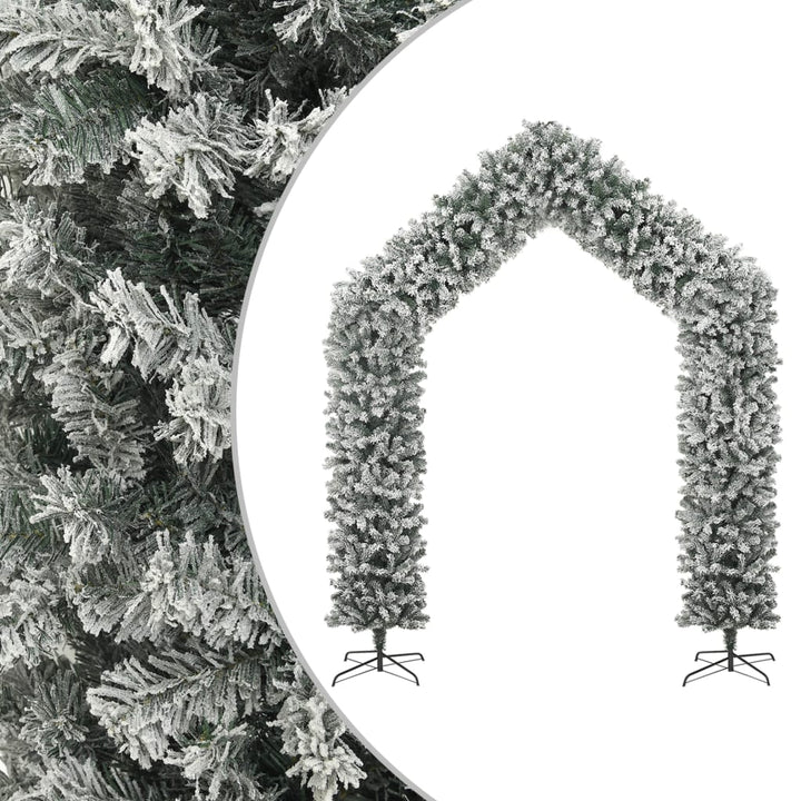 juleguirlande med sne buefacon 270 cm