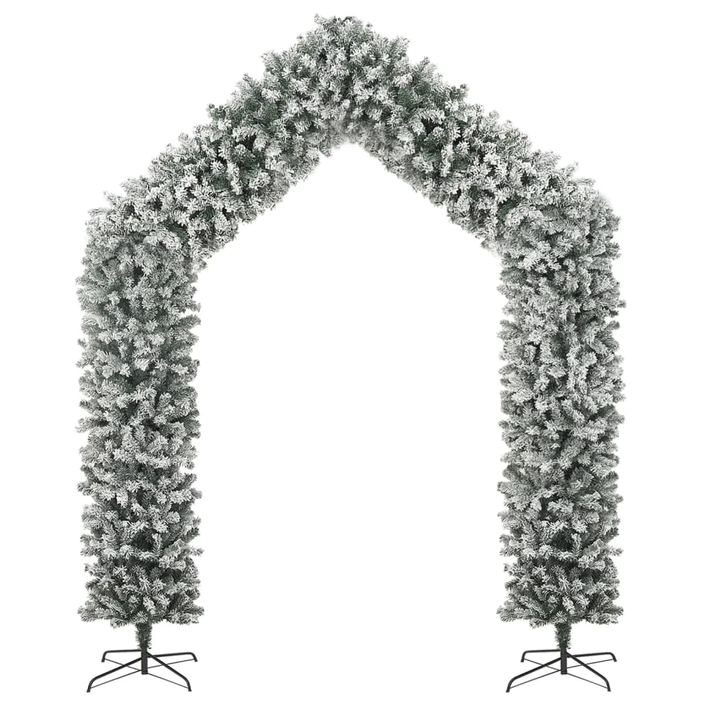 juleguirlande med sne buefacon 270 cm