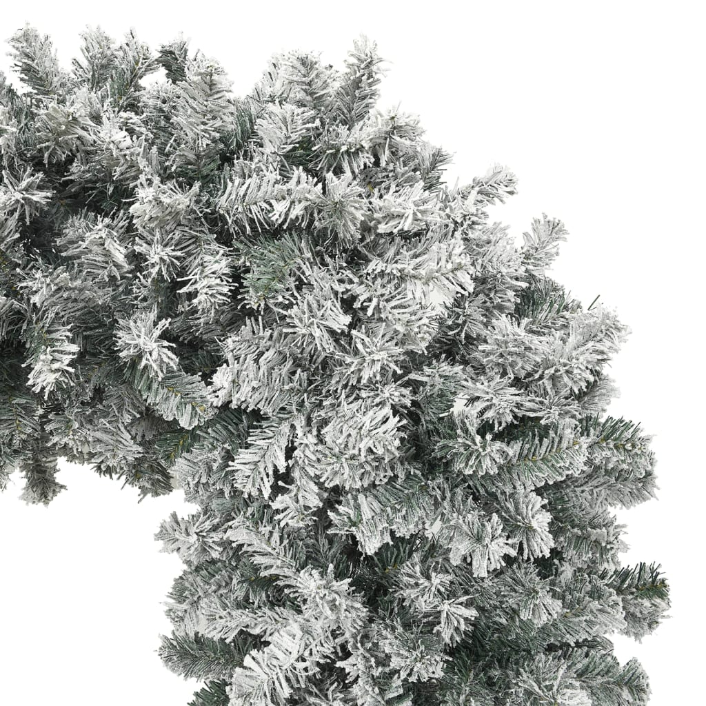 juleguirlande med sne buefacon 270 cm
