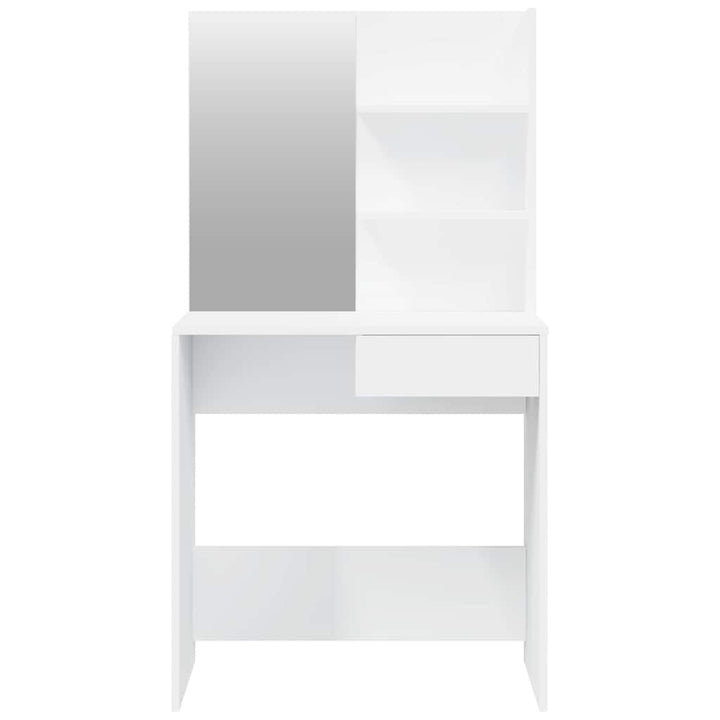 konsolbordsæt 74,5x40x141 cm hvid