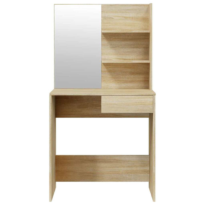 konsolbordsæt 74,5x40x141 cm sonoma-eg