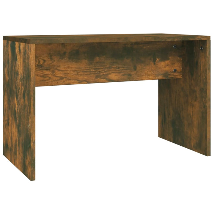 konsolbordsæt 86,5x35x136 cm røget egetræsfinish