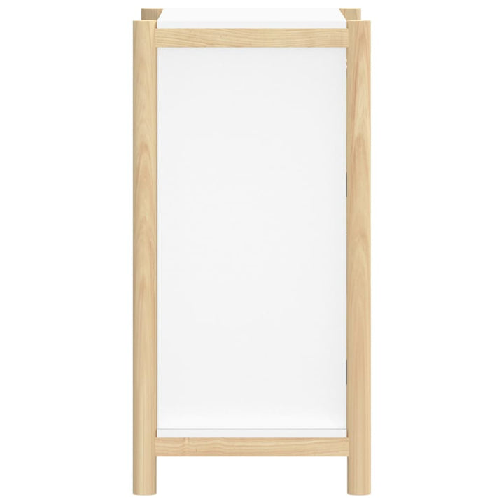skænk 62x38x75 cm konstrueret træ hvid