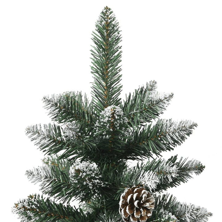 kunstigt juletræ med juletræsfod 240 cm PVC grøn