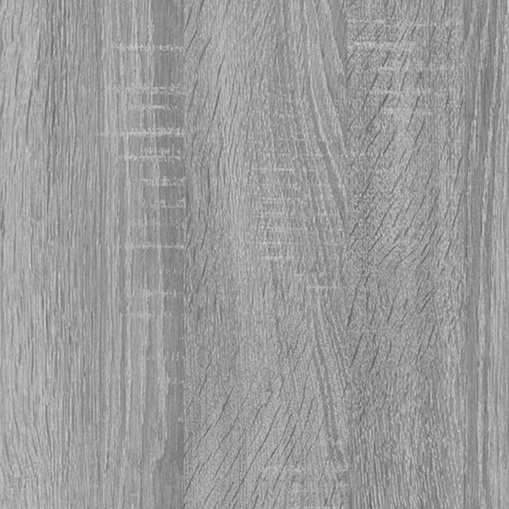 vægskabe 2 stk. 100x36,5x35 cm konstrueret træ grå sonoma-eg
