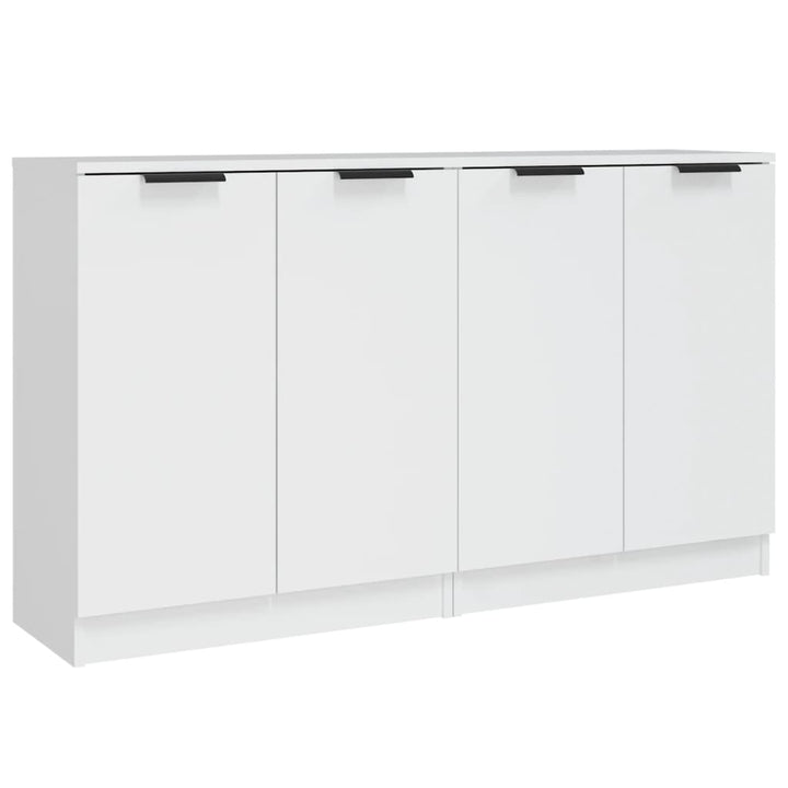 skænke 2 stk. 60x30x70 cm konstrueret træ hvid