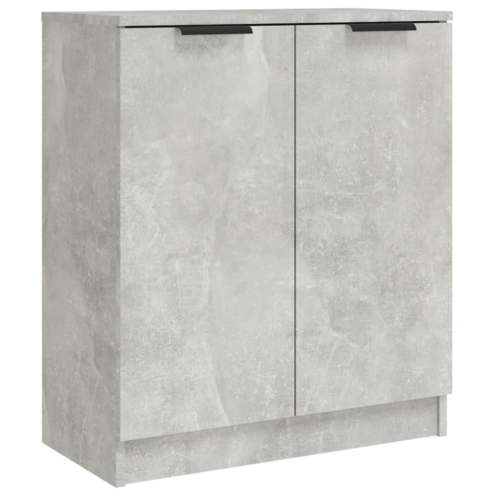 skænke 2 stk. 60x30x70 cm konstrueret træ betongrå