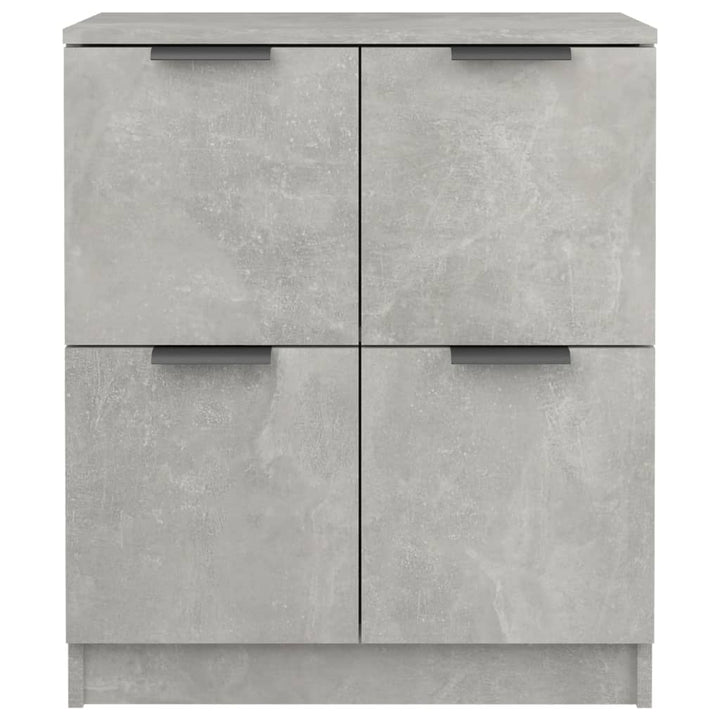skænke 2 stk. 60x30x70 cm konstrueret træ betongrå