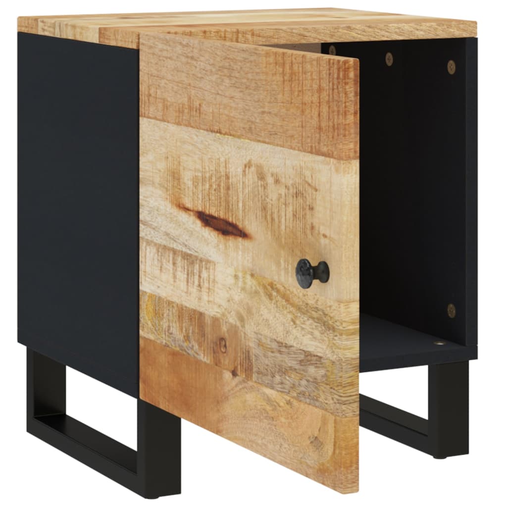 sengeborde 2 stk. 40x33x46 cm massivt mangotræ