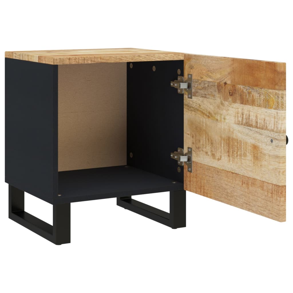 sengeborde 2 stk. 40x33x46 cm massivt mangotræ