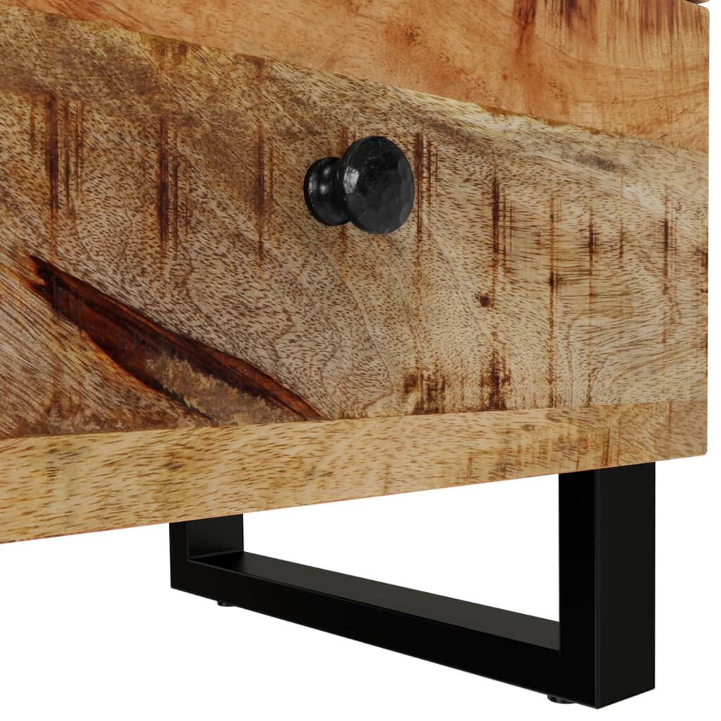 sengeborde 2 stk. 40x33x46 cm massivt mangotræ