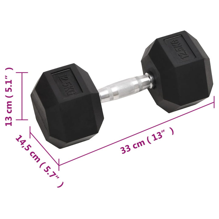 håndvægte 2 stk. 25 kg støbejern