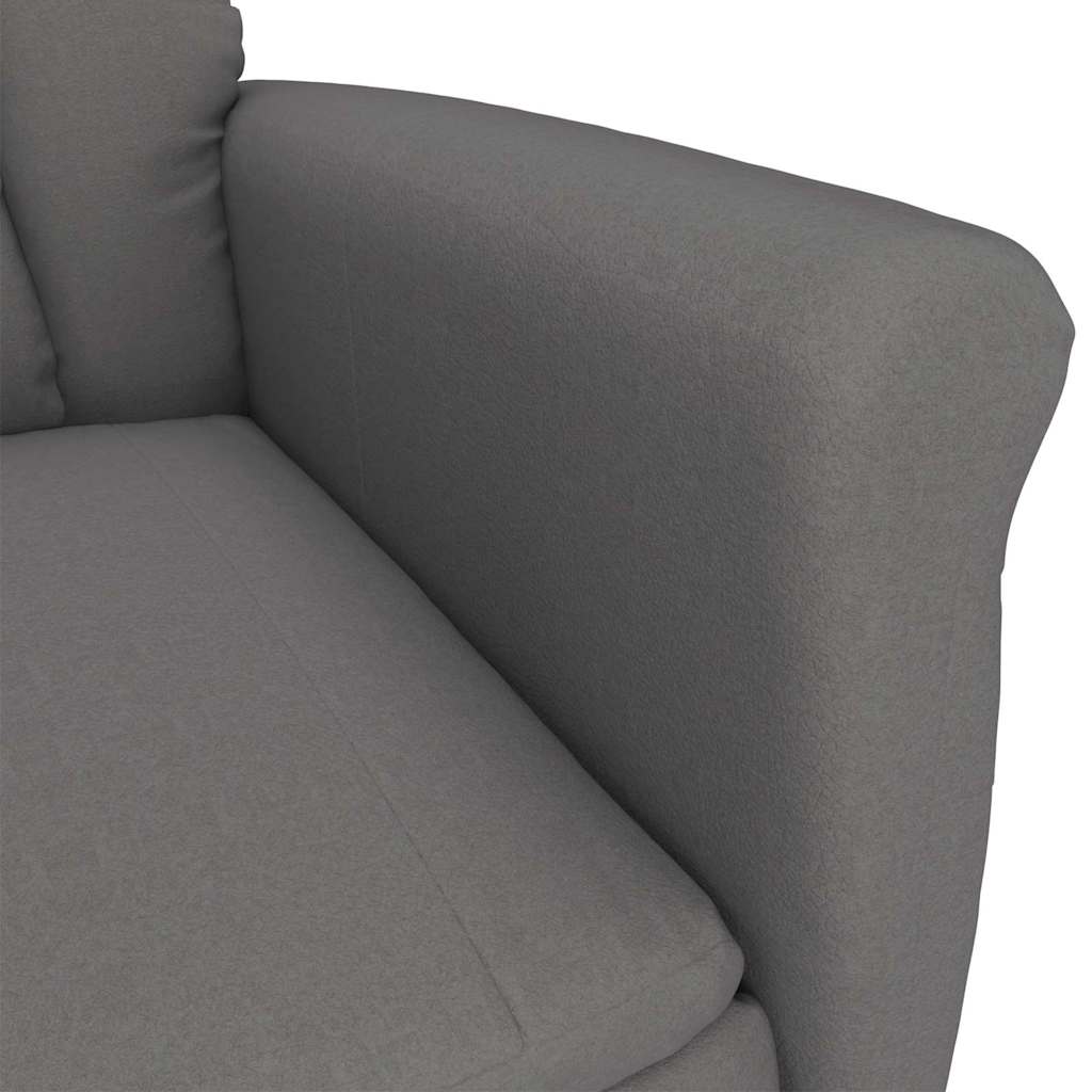 Recliner Stol Mørkegrå Mørkegrå 70.5 x 96.5 x 95 cm Stof