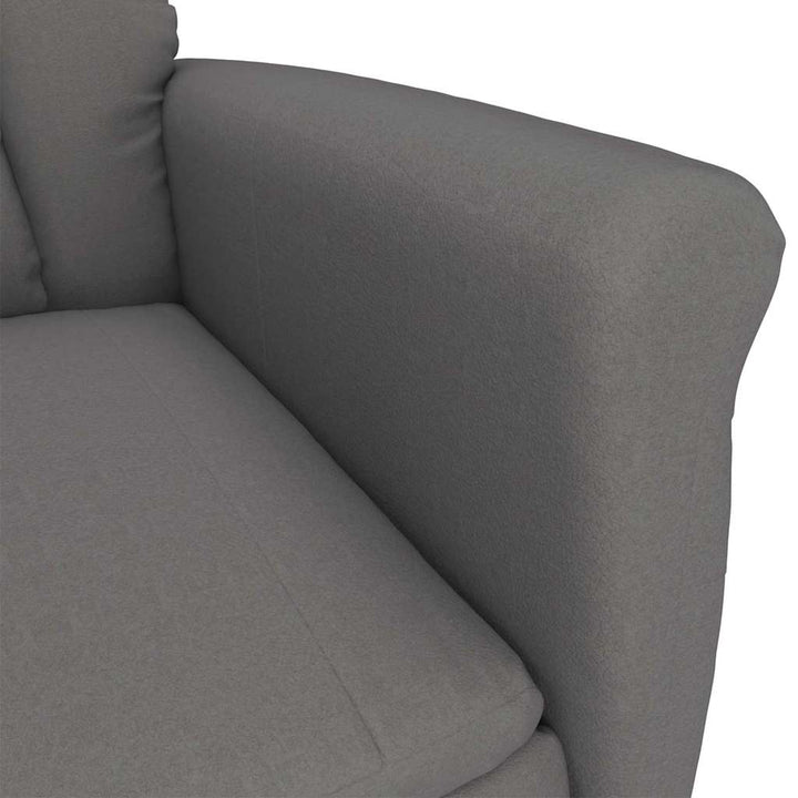 Recliner Stol Mørkegrå Mørkegrå 70.5 x 96.5 x 95 cm Stof